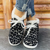 Comfortable Winter Shoes: Women's Printed Canvas Shoes for Casual Style and Plush Lined Warmth