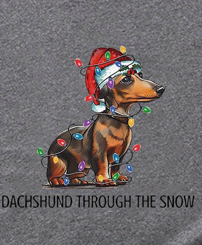 Casual Christmas Dog Print Crew Neck T-Shirt: A Stylish and Playful Addition to Your Spring/Summer Wardrobe