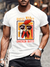 Chicken Prints on Fleek: Men's Casual Trendy T-Shirt for Hip Hop Enthusiasts