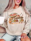 Look and feel your best in this Cake Letter Print Plus Size Casual Sweatshirt! It has an alluring, stylish design and is crafted from soft, high-quality fabric for maximum comfort. The long sleeve pullover top fits sizes small to 4x for perfect customization.