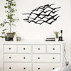 Whimsical Flight: Flock of Birds Metal Wall Decor - Elevate Your Space with Elegant Steel Art