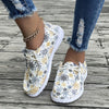 Christmas Pattern Casual Low-top Sneakers: Lightweight Non-slip Shoes for Festive Comfort