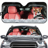 This car windshield sunshade is designed to keep your car cool in style. Featuring a hilarious funny pet design, this sunshade will block out harmful UV rays and keep your car interior comfortably cool. It's a great way to take a fun and practical approach to car sunshade.