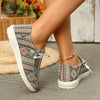 Lightweight Classic Ethnic Pattern Canvas Shoes for Women - Stylish and Comfortable Outdoor Shoes