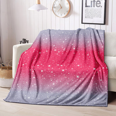 Cozy up with the Macaron Throw Blanket: Grey Watermelon Red Oversized Blanket for Ultimate Home Decor