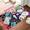 Ultimate Gaming Experience: Large 3D Gaming Area Rug for immersive gameplay and stylish living room decor