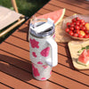 40oz Rhinestone Design and Cow Pattern Stainless Steel Tumbler with Lid and Straw - Portable and Stylish Drinking Cup for Car, Home, Office, and Travel - Perfect Birthday Gift