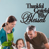 This rustic 'Thankful Grateful And Truly Blessed' metal sign from Steel Roots Decor is the perfect home accent for any room. Crafted from durable steel, this unique wall accent is designed to last and make a great gift for those who appreciate rustic style.