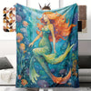 This comfortable and stylish mermaid print throw blanket is the perfect all-season gift. Its plush polyester material is cozy and warm, making it perfect for a variety of settings, from the sofa to the bed to the couch and office. The lightweight but durable material is also soft to the touch, perfect for kids and adults alike.