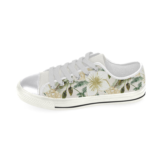 Flowering Shoes, Sweet Flowers Women's Classic Canvas Shoes