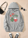 Cute Christmas Graphic Print Hoodie: A Versatile and Stylish Addition to Your Winter Wardrobe!