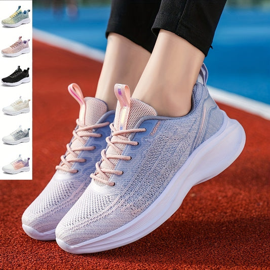 Ultra-Lightweight and Breathable Flying Weave Running Shoes for Women