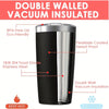 Premium 20oz Stainless Steel Tumbler – Vacuum Insulated Travel Mug with Lid | Keeps Drinks Ice Cold or Piping Hot | Perfect for On-the-Go and Car Use