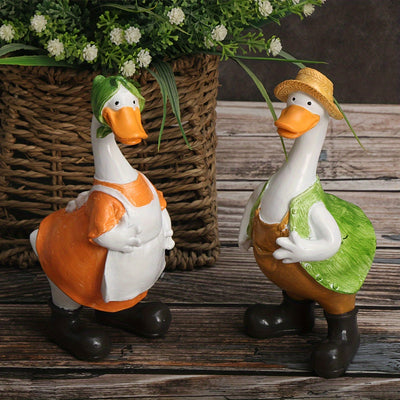 Add a touch of whimsy to your home, living room, bar, or café with our American Style Duck Ornaments. Made with durable resin, these delightful decor pieces showcase the unique charm of American design. Elevate your space with a touch of playful character and enjoy the lasting beauty of these ornaments.