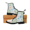 Sweet Flowers Boots, Pertty Martin Boots for Women