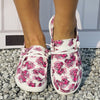 Cute Cartoon Bear Print Slip-On Canvas Shoes for Women: Lightweight and Comfortable Outdoor Comfy Shoes