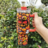 40oz Halloween Pumpkin Stainless Steel Thermal Water Bottle With Handle, The Perfect Gift for Any Occasion!