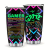 Game On: The Ultimate Gamer's Stainless Steel Tumbler – Perfect for Men, Teen Boys, Girls, and Boyfriends – Stay Refreshed During Epic Gaming Sessions!