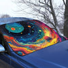 Magic Planet: The Ultimate Dual-Function Car Sunshade and Snowboard Adventure Companion