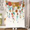 Bohemian Flower Print Blanket: A Cozy and Stylish Addition to Your Home or On-the-Go