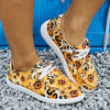 These stylish leopard floral print slip-on shoes are ideal for any occasion. Made of lightweight, breathable material, they provide superior comfort for everyday wear. The versatile design makes them suitable for any wardrobe.