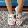 Festive Fashion Forward: Women's Santa Claus Print Shoes - Casual & Comfortable Lace-Up Low-Top Walking Shoes for Stylish Christmas Celebrations