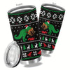 Stylish and Festive: 20oz Christmas Cup Stainless Steel Tumbler, Perfect Holiday-themed Travel Mug for Gifting