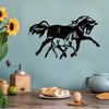 Metal Horse Decor: Rustic Wall Hangings for Farmhouse and Ranch Décor - Perfect Horse Lover Gift