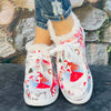 Winter Wonderland: Women's Cartoon Print Fluffy Shoes - Cozy, Cute, and Non-Slip