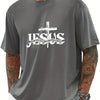 Jesus Saved My Life: Men's Casual Short Sleeve T-shirt - Perfect Gift for Summer, Spring, and Fall