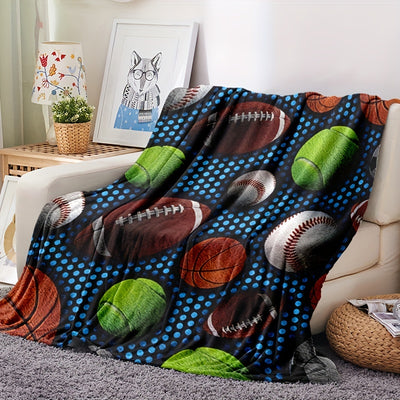 Stay warm and stylish with the Wildlife Adventures Throw Blanket. Featuring a cozy, luxurious fleece with sports-themed patterns, it's perfect for home or travel. Its lightweight design and versatile size make it suitable for a variety of uses.