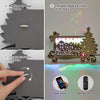 3D Wooden Carving LED Night Light: Merry Christmas Music Box - Perfect Gift for Christmas and New Year