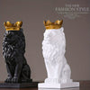 Black Lion King Statue: Majestic Collectible Figurine for Home Decor and Best Gift for Men