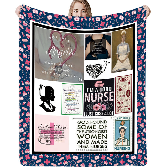 This Nurse Lover Blanket provides a vintage yet cozy experience. Crafted from ultra-soft materials, it is a perfect way to show appreciation to nurse friends and family. Its lovely pattern offers warmth and comfort for your restful nights.
