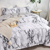Marble Print Bedding Set: 3-Piece Duvet Cover Set for Ultimate Bedroom1*Duvet Cover + 2*Pillowcase, Without Core)