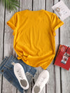 Buzzy Bee Cartoon Crew Neck T-Shirt: A Fun and Stylish Addition to Your Spring/Summer Wardrobe