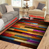 Vibrant Geometric Printed Area Rug: Enhance Your Living Space with Style and Functionality