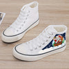 Winter Wonderland: Women's Christmas Santa Claus Print Sneakers for Festive Style and Cozy Comfort