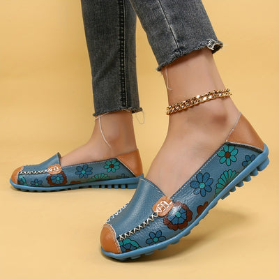 Feminine Floral Flats: Stylish, Lightweight, and Comfortable Women's Casual Shoes