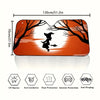 Halloween Broom Witch Printed Folding Windshield Sunshade: Protect Your Car From UV Rays in Style!