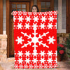 Soft and Stylish Snowflake Flannel Print Blanket: The Perfect Gift for All Occasions