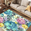 Experience comfort and support with this floral flannel floor mat. It's anti-fatigue design cushions your feet up to 20%, helping reduce strain in high-traffic areas like the living room, bedroom, kitchen, and office. Its soft fabric is perfect for standing and walking for extended periods.