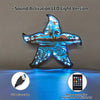 Starfish 3D Wooden Art Carving: Exquisite Home Decor, Art Night Light & Memorable Holiday Gift