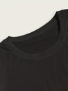 Casual Solid Color Slightly Stretch Round Neck Tee: A Must-Have Cotton T-Shirt for Spring/Summer Wardrobe