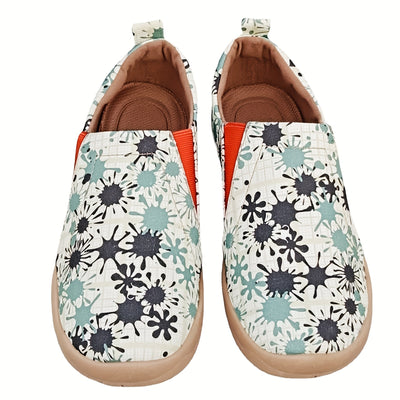 Women's Floral Breeze Slip-On Canvas Shoes: Comfy, Casual, and Chic