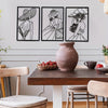 Modern Minimalist Metal Art Lady Wall Decor Trio: Elegant Abstract Line Drawings for Stylish Home Interiors