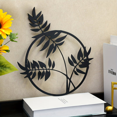 Gothic Metal Art Plant Leaf: A Hauntingly Beautiful Decoration for Living Spaces and Halloween Celebrations