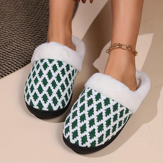 Experience the peak of comfort and style with Geometric Bliss: Casual Slip-On Plush Lined Shoes. These cozy shoes feature a slip-on design for easy on-and-off access and plush lining for superior cushioning.