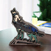 Wolf Glow: Exquisite Wooden Art Animal Night Light Statue for Stylish Desktop and Room Wall Decor – Perfect Gift for the Special Men in Your Life on Mother's Day