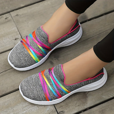 Stylish and Comfortable Women's Lightweight Slip-On Sneakers for Casual Walking